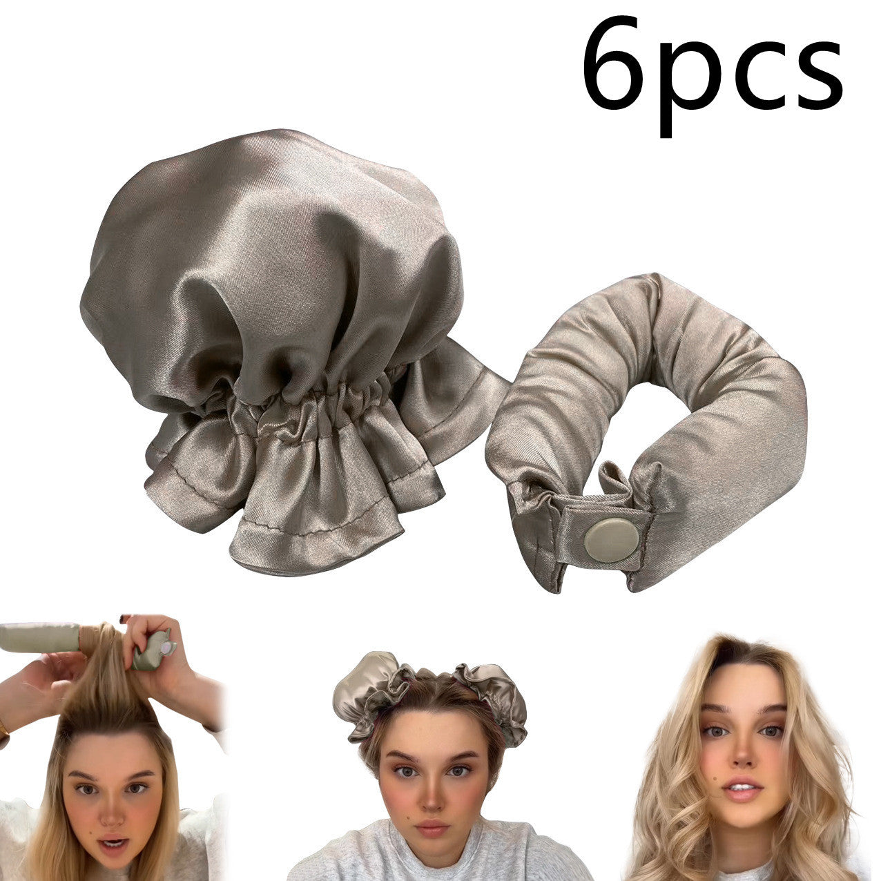 New Heatless Curl Stick With Cloth Cover Cute Ball Head Hair Curler Headband Hair Rollers Wave Form Curling Rod Hair Style Tools Gadgets New Heatless Curl Stick With Cloth Cover Cute Ball Head Hair Curler Headband Hair Rollers Wave Form Curling Rod Hair Style Tools Gadgets